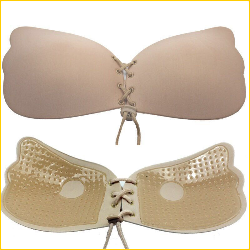 Women Invisible Bra Nubra Butterfly Wing Invisible Bras Push-up Seamless Strapless Backless Bra Self Adhesive Stick On Invisible Bra 6 Color от DHgate WW