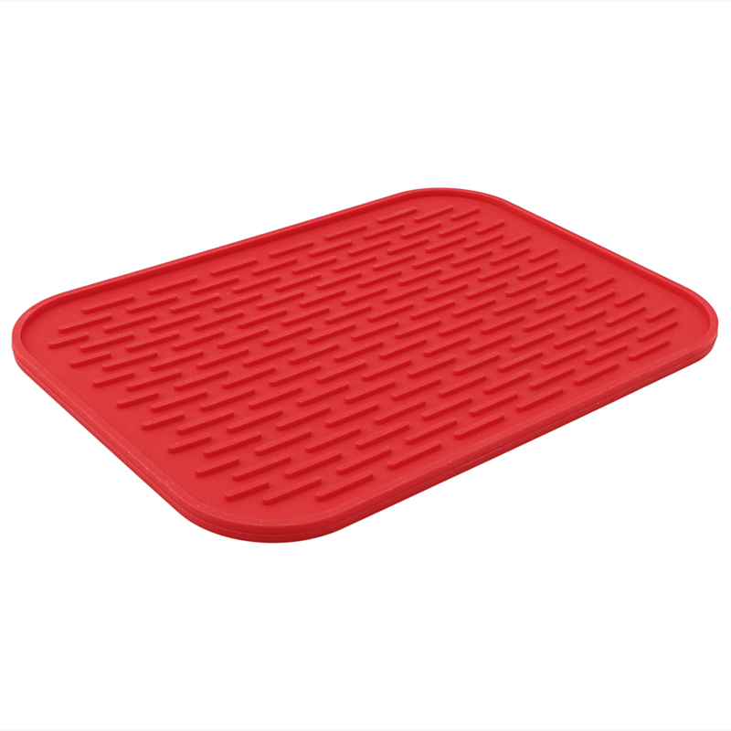 Wholesale- Silicone Holder Kitchen Mat Heat Non-slip Resistant Trivet Tray Pot Straightener Kitchen Tool Table Decoration Accessories Mats