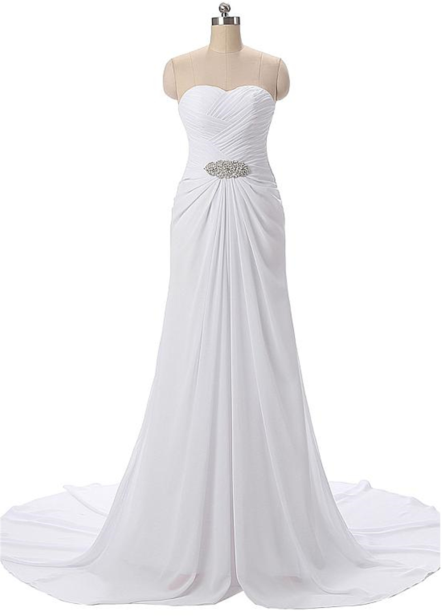 Ruched Flowing Chiffon Sweetheart Neckline A-line Evening Dresses With Beads Waistline White Prom Dress vestidos de formatura curto, Chocolate
Ruched Flowing Chiffon Sweetheart Neckline A-line Evening Dresses With Beads Waistline White Prom Dress vestidos de formatura curto, Chocolate