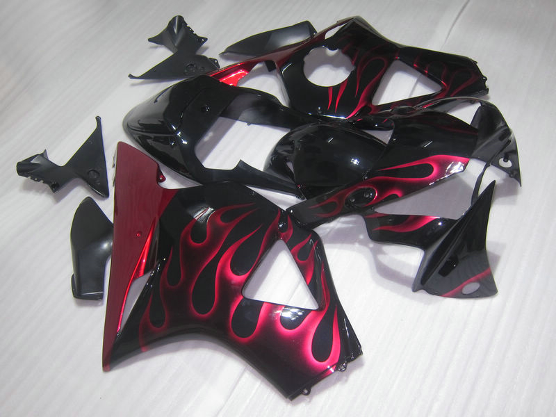 Bodywork plastic fairing kit for Honda CBR900RR 2002 2003 red flames black fairings set CBR 954RR 02 23 OT41, Same as picture
Bodywork plastic fairing kit for Honda CBR900RR 2002 2003 red flames black fairings set CBR 954RR 02 23 OT41, Same as picture