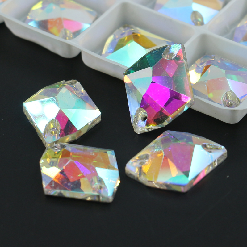 Glass Crystal AB Cosmic Stone Sew On Flatback Rhinestones Gems R3265 50pcs per bag For Wedding Dress Making
Glass Crystal AB Cosmic Stone Sew On Flatback Rhinestones Gems R3265 50pcs per bag For Wedding Dress Making