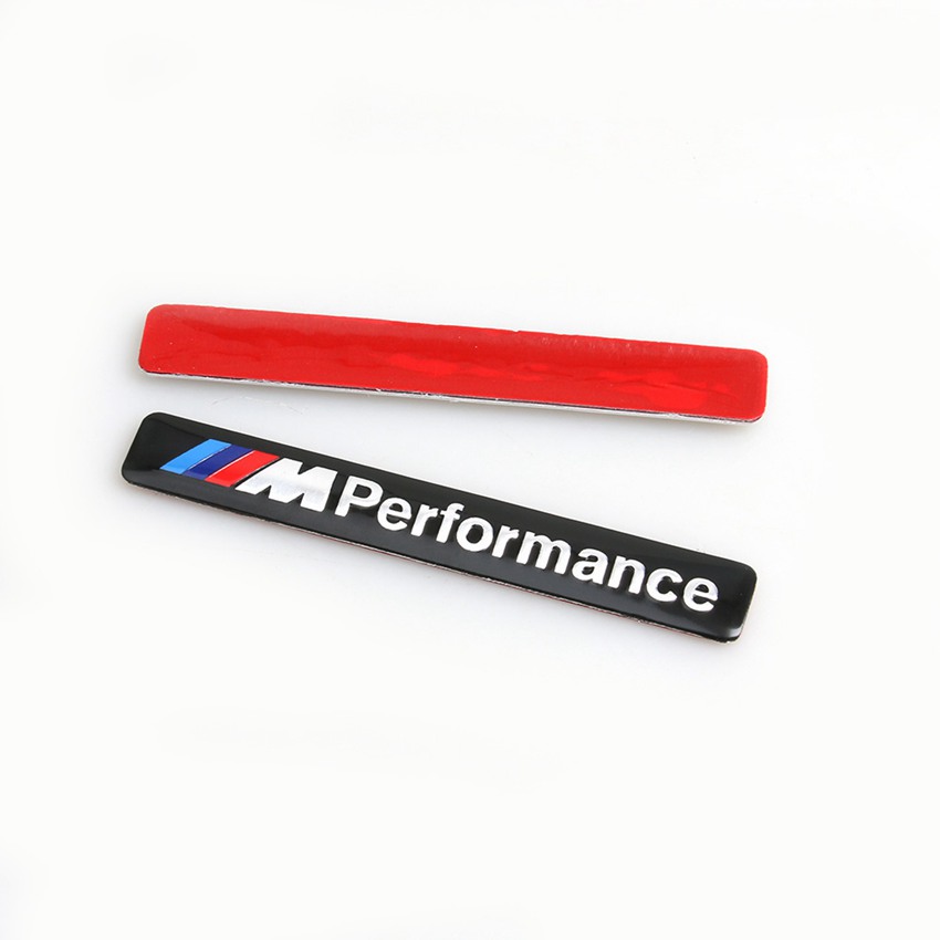 ///M Performance M Power 85x12mm Motorsport Metal Logo Car Sticker Aluminum Emblem Grill Badge for BMW E34 E36 E39 E53 E60 E90 F10 F30 M3 - view 6