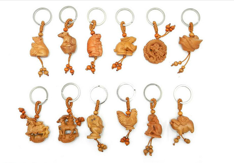 60pcs2017 Chinese Style 3D Wooden Carving artwork Chinese zodiac Charms Keychain Fashion Backpack Chain Pendant Creative Unisex best gift
60pcs2017 Chinese Style 3D Wooden Carving artwork Chinese zodiac Charms Keychain Fashion Backpack Chain Pendant Creative Unisex best gift