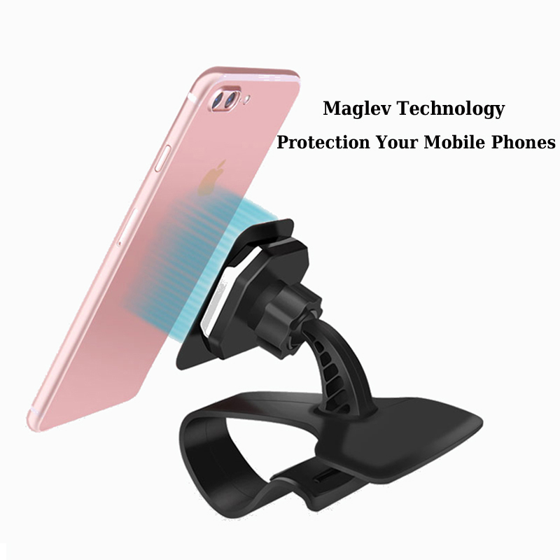 Universal Car Phone Holder Magnetic Mobile Bracket Adjustable Mount Stand for iPhone Samsung GPS