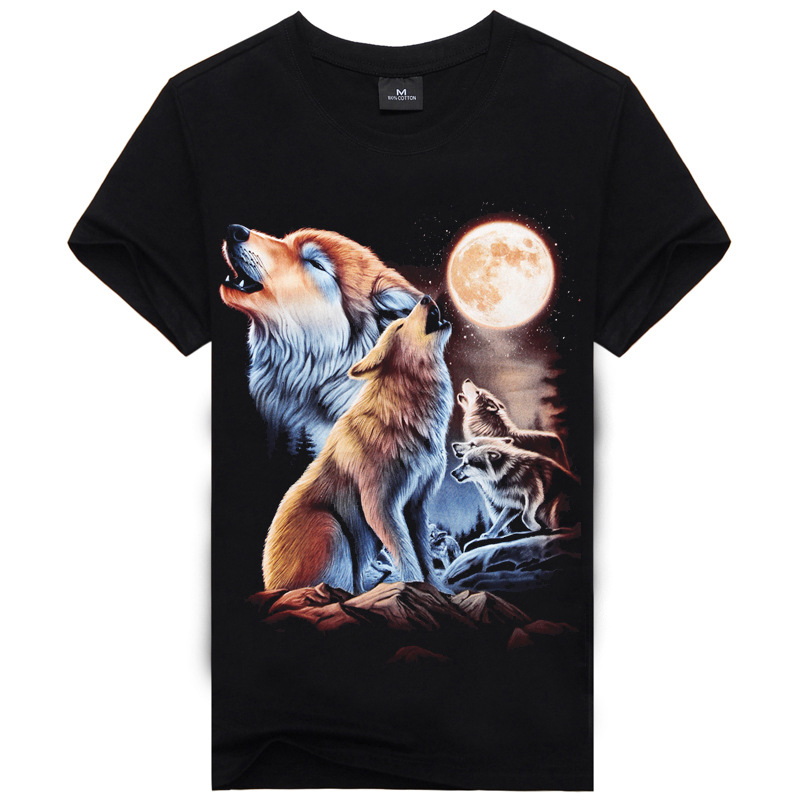 New Arrive Fashion Design Summer Men T-shirt The Fox Group Under the Moon Print Short Sleeve Men T Shirt, Black
New Arrive Fashion Design Summer Men T-shirt The Fox Group Under the Moon Print Short Sleeve Men T Shirt, Black