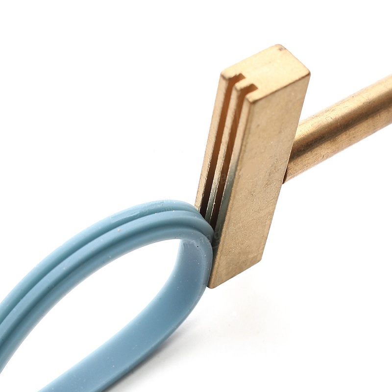 SAAB 9-3 Automatic Climate Control ACC LCD Pixel Repair Cable Ribbon soldering t-tip rubber strip