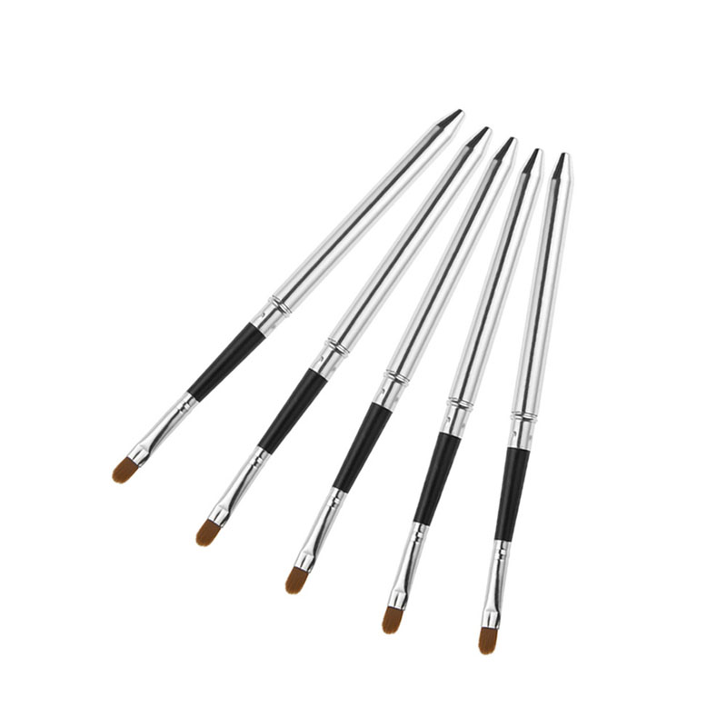 Professional Make Up Tool Portable Retractable Cosmetic Lipstick Gloss Lip Brush With Cap Makeup Cosmetic Tool Free Shipping ZA2037