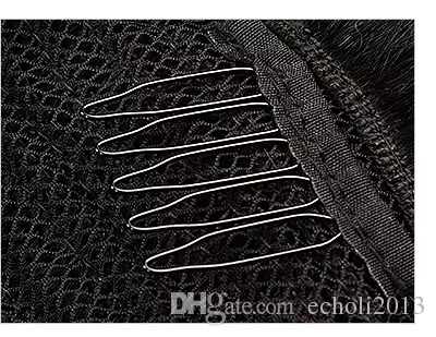 Hot Selling Human Hair Ponytails Hairpieces For Black Women KINKY CURLY Brazilian Vigin Hair Drawstring Ponytail Hair Extension