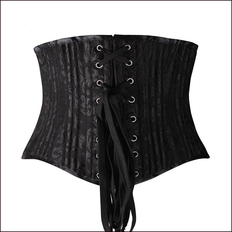 Double steel boned Underbust Corset Bodysuit Waist Trainer Slim Shapewear Control Corsets Cincher Body Shaper Bustier Waist Trainer 8110
