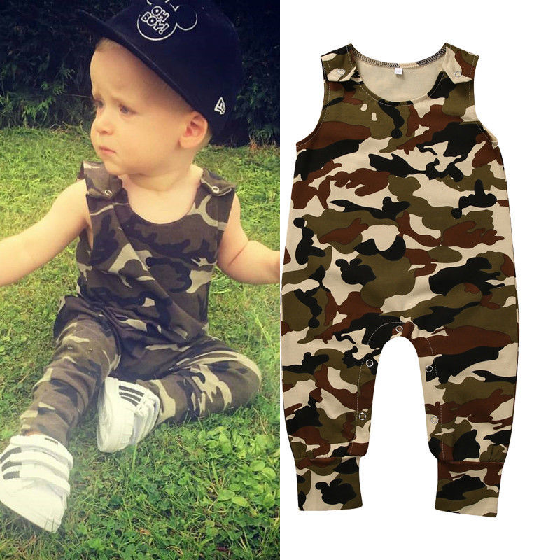 Newborn Boys Clothes Jumpsuit Baby Outfit Infant Romper Camouflage Clothes Boutique Kids Clothing set Sleeveless Cool Costume 0-24 Months, Blue
Newborn Boys Clothes Jumpsuit Baby Outfit Infant Romper Camouflage Clothes Boutique Kids Clothing set Sleeveless Cool Costume 0-24 Months, Blue