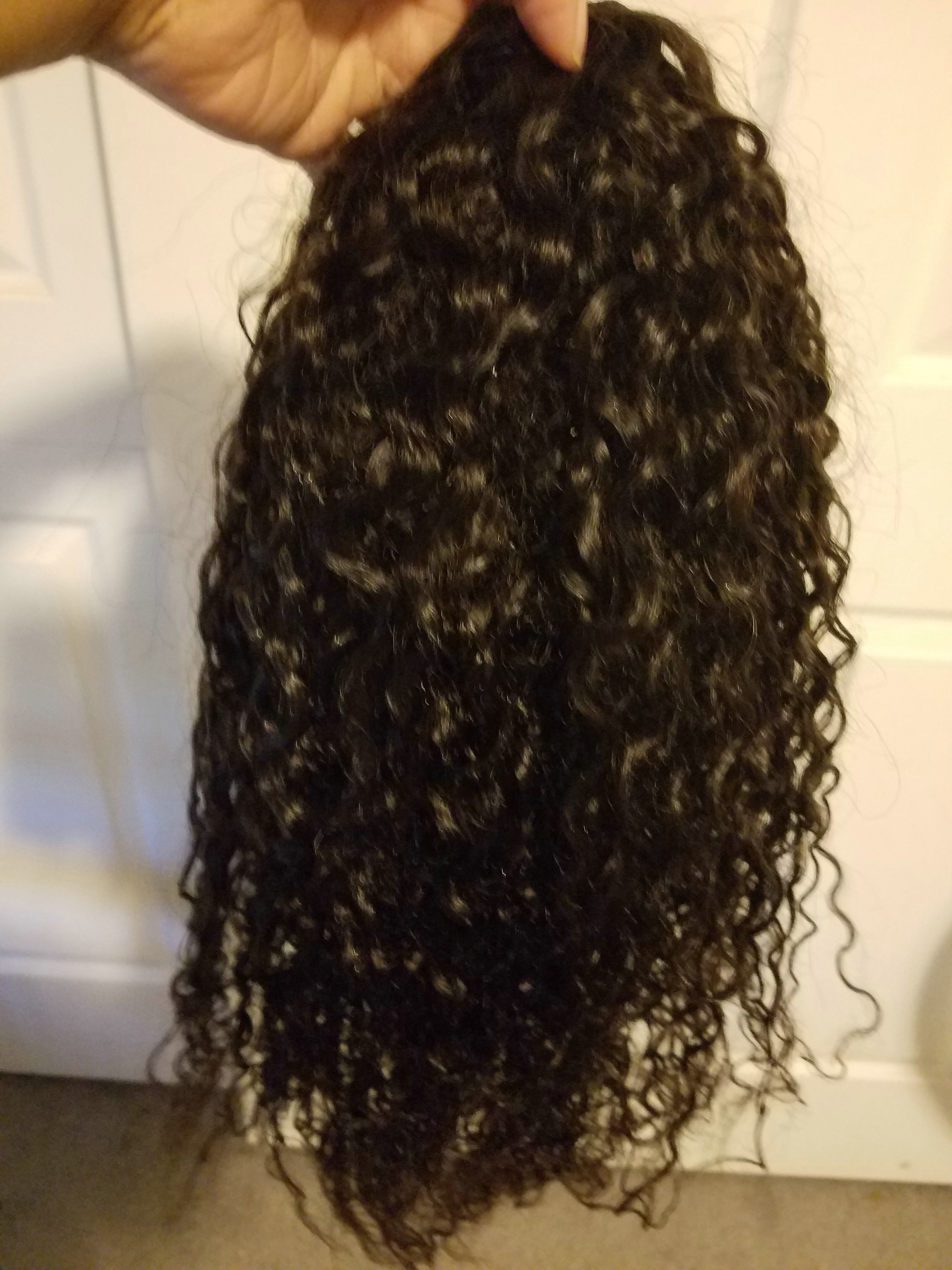 Ponytail human hair for white women, drawstring brazilian hair Clip In Human Hair Wrap Around Pony tail