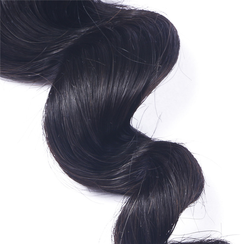Lace Closure Loose Wave 100% Virgin Brazilian Hair Weave Closure 4x4 Lace Closure Hair Piece Three Part Lace Natural Color 8-20 Inch