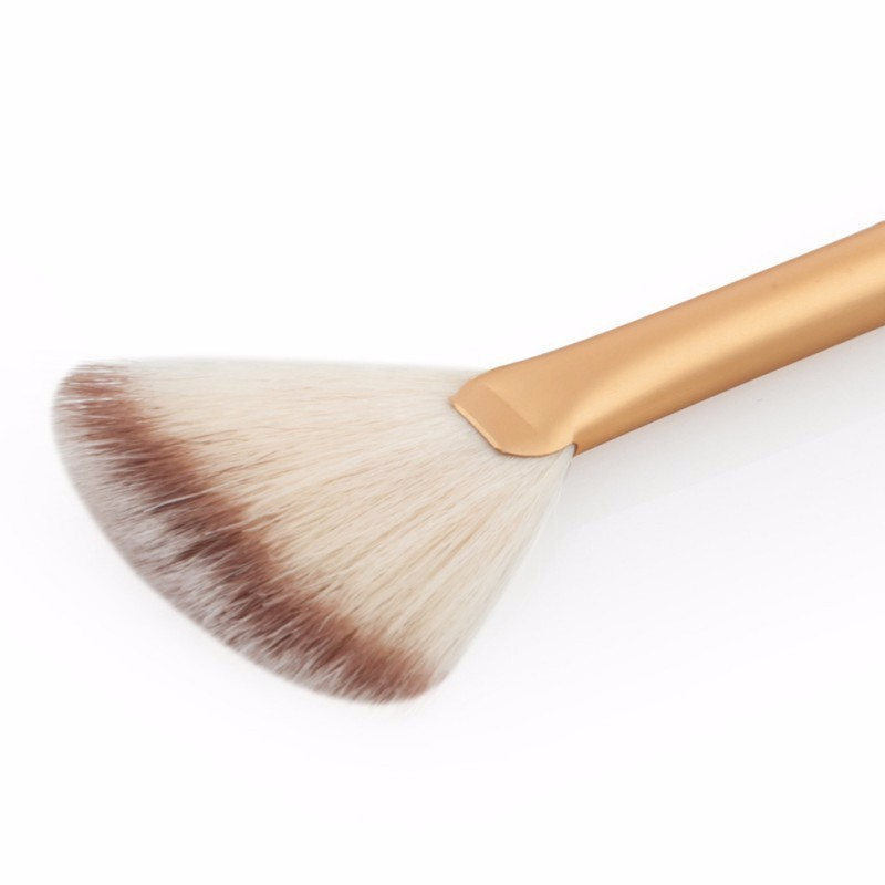 Fan-shaped Makeup Brush Portable Slim Professional Foundation Powder Makeup Brush fast shipping F20171074