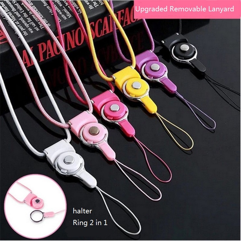Fashion Universial Lanyards Rotatable 2in1 Neck Strap Detachable Lanyard Long Hanging Badges for Cell Phone MP3 MP4 Flash Drives ID Cards
Fashion Universial Lanyards Rotatable 2in1 Neck Strap Detachable Lanyard Long Hanging Badges for Cell Phone MP3 MP4 Flash Drives ID Cards