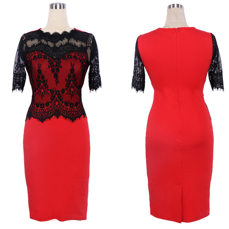 arrival Ladies 'Lace Runway Dresses Laces women's' Trousers Dress LX021