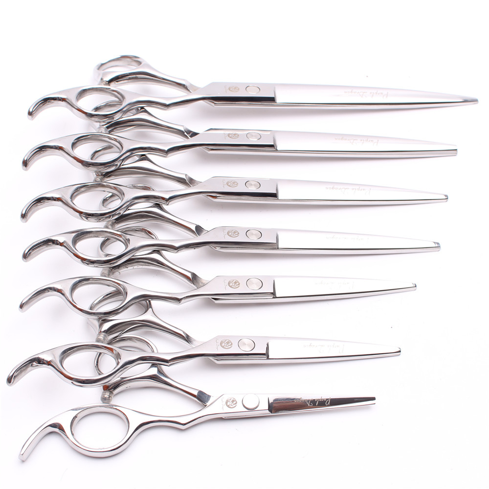 Z1006 5" 5.5" 6" 6.5" 7" 7.5" 8" 440C Purple Dragon Hairdressing Shears Cutting Shears Thinning Scissors Human or Pets Hair Scissors Add Bag
Z1006 5" 5.5" 6" 6.5" 7" 7.5" 8" 440C Purple Dragon Hairdressing Shears Cutting Shears Thinning Scissors Human or Pets Hair Scissors Add Bag