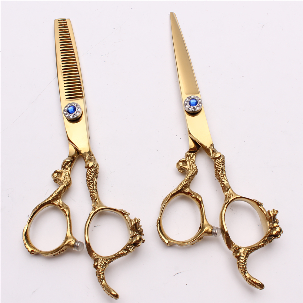 C9003 6" 440C Customize Logo Gold Professional Human Hair Scissors Barbers' Hairdressing Scissors Cutting Thinning Shears Salon Style Tools
C9003 6" 440C Customize Logo Gold Professional Human Hair Scissors Barbers' Hairdressing Scissors Cutting Thinning Shears Salon Style Tools
