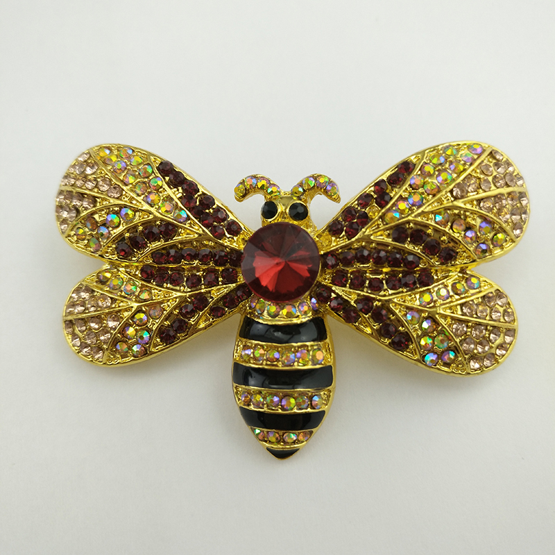50pcs /Lot 50mm Vintage Jewelry Gold Tone Bee Brooches Animal Insect Rhinestone Crystal Enamel Honeybee Pin Brooch for Women
50pcs /Lot 50mm Vintage Jewelry Gold Tone Bee Brooches Animal Insect Rhinestone Crystal Enamel Honeybee Pin Brooch for Women