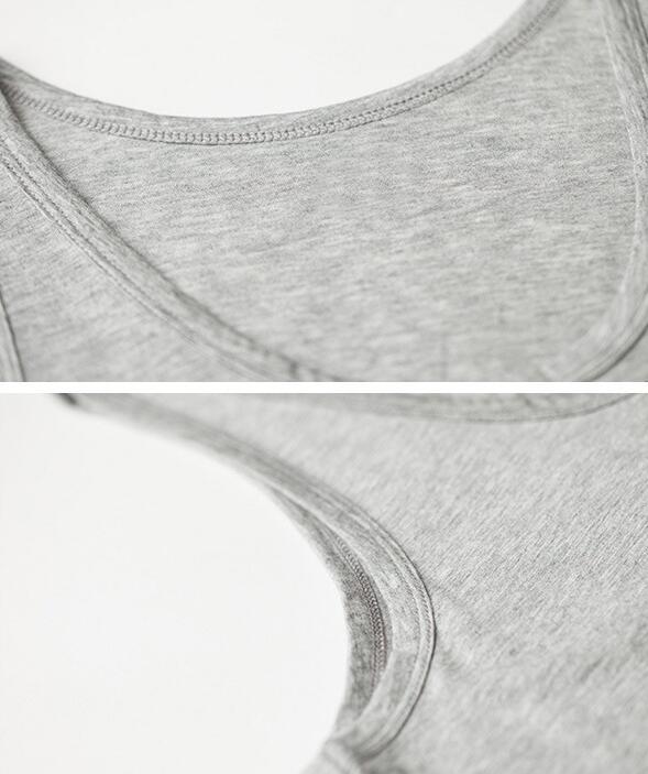 Good A++ Men's Tank Tops elastic tight body modal solid color sports vest summer Slim type bodybuilding bottoming shirt TM022 Mens Tanks Top