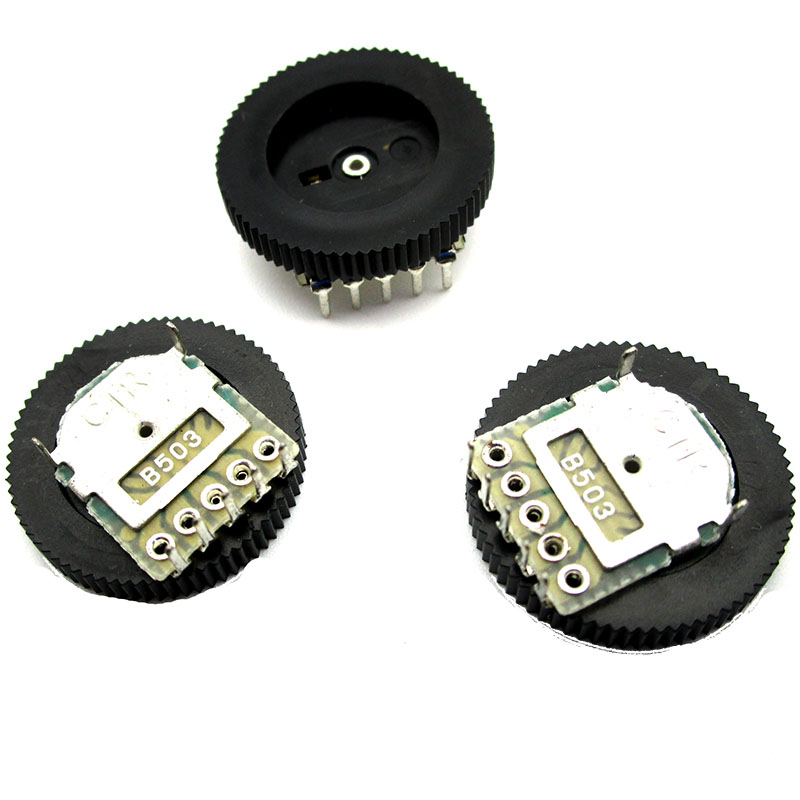 B503 50K 18 * 2.8MM 5 feet double the volume control dial gear turbo potentiometer