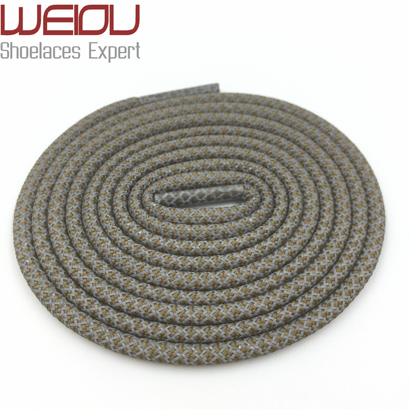 Weiou fashion plastic tips Round Shoe Laces 3M Shoelaces sneakers Rope Laces 120cm Ropelace for bootlaces mens Girls