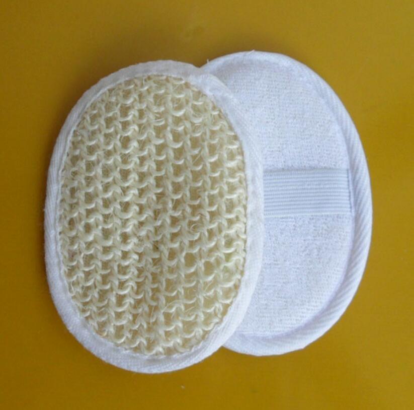 towel-gourd sponge Bath glove Brushes natural sisal body massage for shower sauna hammam spa Scrubbers 100PCS