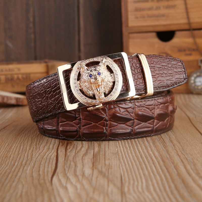 Mens fashion Belt New Designer Automatic Buckle 100% Cowhide Leather men belt 110cm-125cm Luxury belts for male free shipping, Black;brown
Mens fashion Belt New Designer Automatic Buckle 100% Cowhide Leather men belt 110cm-125cm Luxury belts for male free shipping, Black;brown