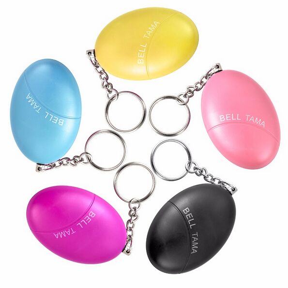 Self Defense Alarm Egg Shape Girl Women Anti-Attack Anti-Rape Security Protect Alert Personal Safety Scream Loud Keychain Alarm