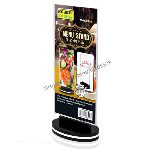 Wholesale 10pcs Rotatable acrylic restaurant Bar menu card display stand Advertising tag sign card double-sided display Desktop Billboard
Wholesale 10pcs Rotatable acrylic restaurant Bar menu card display stand Advertising tag sign card double-sided display Desktop Billboard