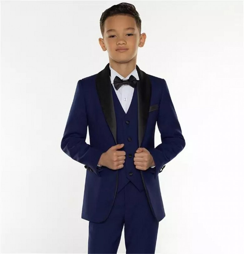 trendy youthful tuxedo ensemble black boys shawl collar dress suit ideal for special occasions