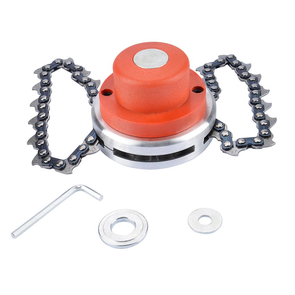 Garden nylon grass Trimmer head w/ manganese link chain for most all strimmer brush cutter grass clipper string slashing head
Garden nylon grass Trimmer head w/ manganese link chain for most all strimmer brush cutter grass clipper string slashing head