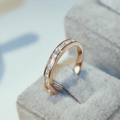 18K Rose Gold Plated Ring Fashion Women Cubic Zirconia Charms Rings for Wedding Party Bride Costume Jewelry, Silver
18K Rose Gold Plated Ring Fashion Women Cubic Zirconia Charms Rings for Wedding Party Bride Costume Jewelry, Silver