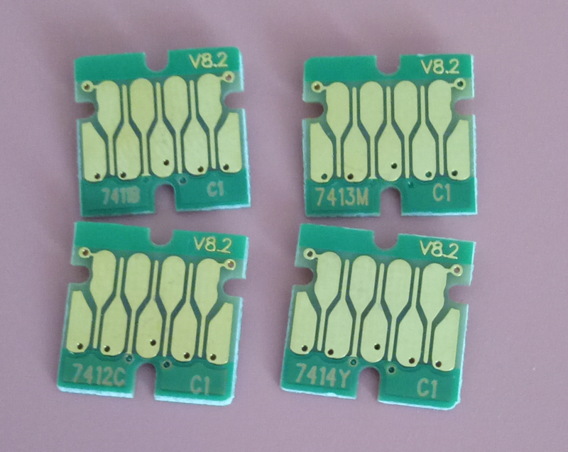 the newest T7411 T741X-T7414 one time use chip for epson surecolor F6070 F7070 F7170 printer ink cartridge
the newest T7411 T741X-T7414 one time use chip for epson surecolor F6070 F7070 F7170 printer ink cartridge