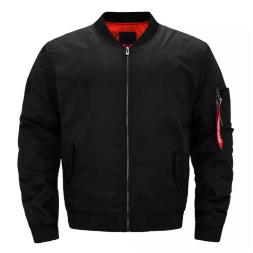 Mens Jackets Autumn Winter Male Solid Color Coats Spring MA1 Bomber Jakcet Mans Pilot Outerwear AAA Discount for in-store purchases