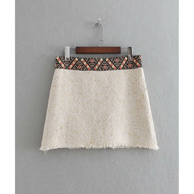 2018 New Women Vintage high waist ethnic embroidery woolen pencil Skirt Sexy Slim Short back zipper Skirts Mini Skirt QUN107, Black
2018 New Women Vintage high waist ethnic embroidery woolen pencil Skirt Sexy Slim Short back zipper Skirts Mini Skirt QUN107, Black