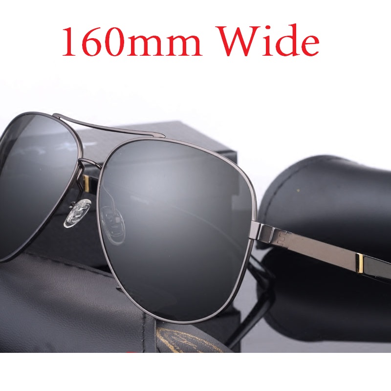 Vazrobe (160mm) Oversized Mens Polarized Sunglasses Driving Sun Glasses for Man Fat Face Wide Head Male Sunglass Aviation
Vazrobe (160mm) Oversized Mens Polarized Sunglasses Driving Sun Glasses for Man Fat Face Wide Head Male Sunglass Aviation