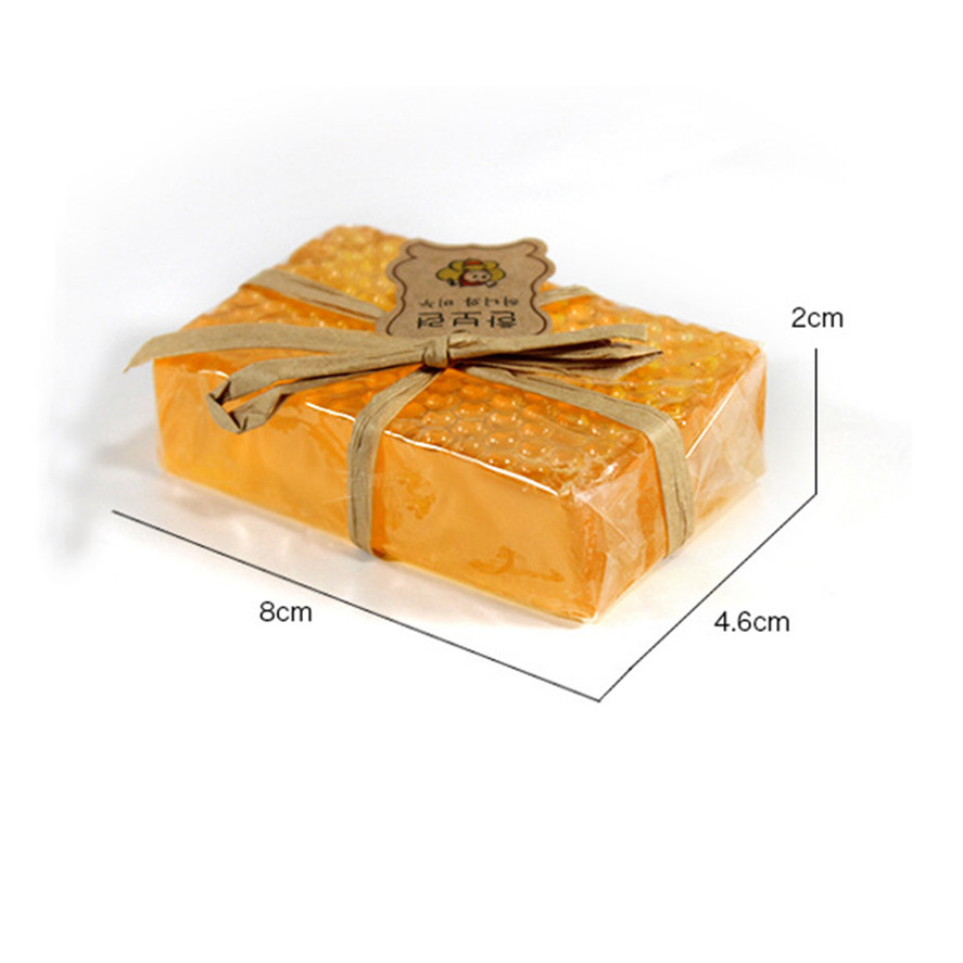 New Arrival 1PC 100% HandMade Whitening Peeling Glutathione Arbutin Honey Kojic acid Soap 90g