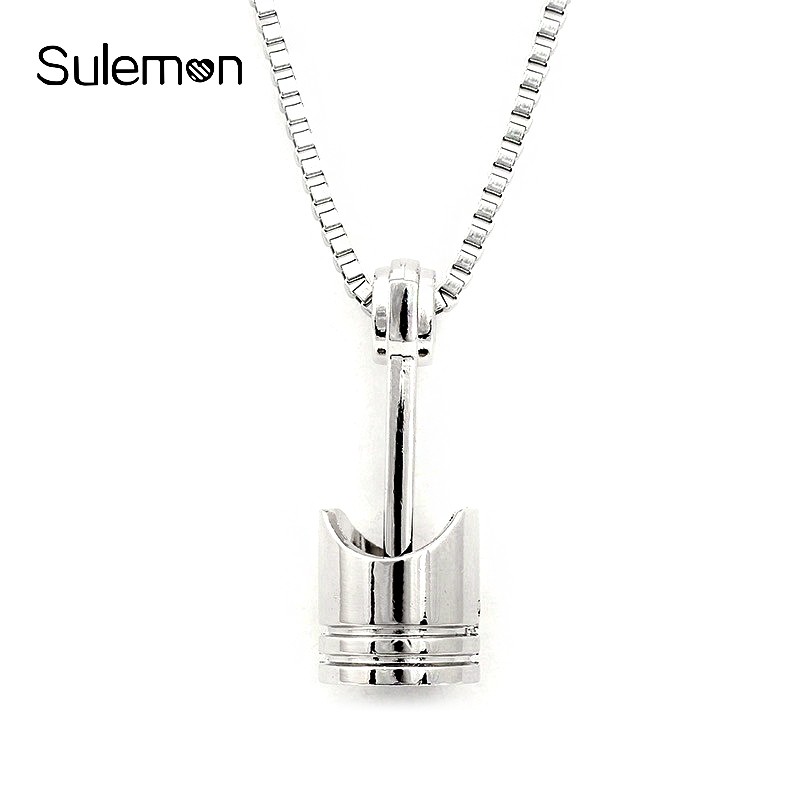 Mini Engine Piston Pendant Stainless Steel Necklace Biker Motorcycle Enthusiast Torque Necklaces Men Punk Rocking Jewelry SN63
Mini Engine Piston Pendant Stainless Steel Necklace Biker Motorcycle Enthusiast Torque Necklaces Men Punk Rocking Jewelry SN63