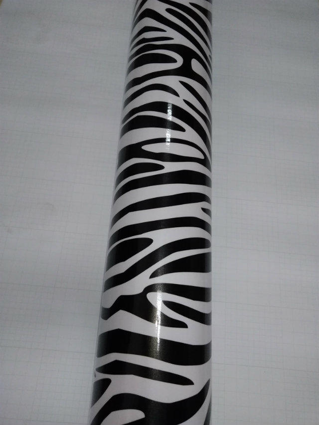zebra Camouflage Vinyl wrap for car wrap covering with air bubble free self adheisve For boat wall car decoration available 1.52x30m 5x98ft