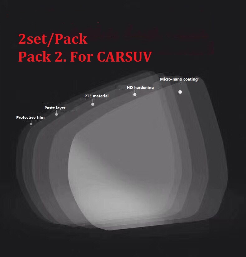 Car rearview mirror rain watterproof film Reversing mirror antiglare anti-fog film