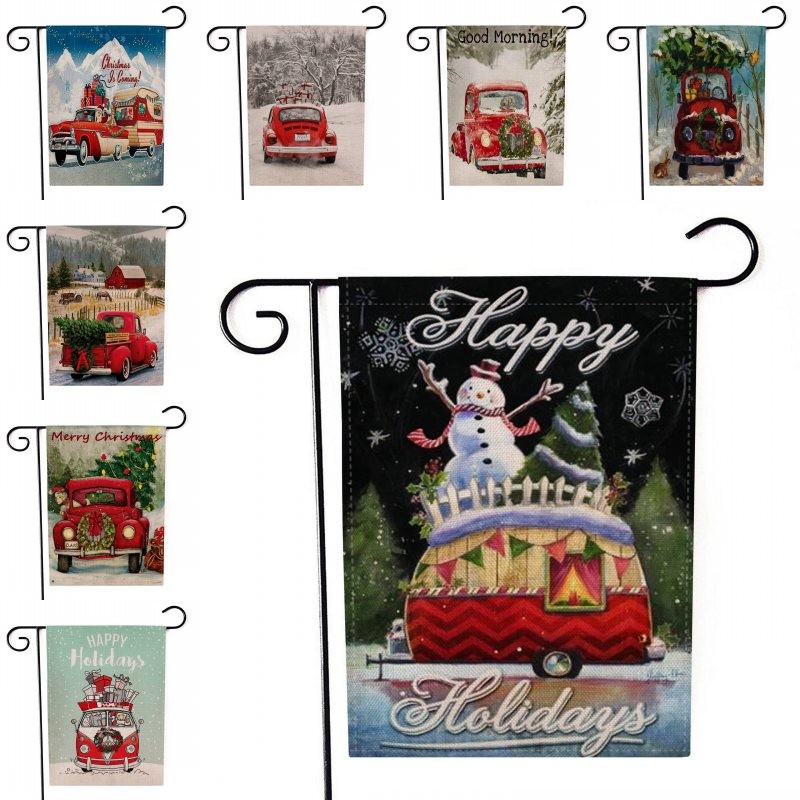 Christmas Winter Snowflake Car Double-sided Printing Garden Flag Santa Claus Home Decor Flags Happy Festival Household Hanging Flag
Christmas Winter Snowflake Car Double-sided Printing Garden Flag Santa Claus Home Decor Flags Happy Festival Household Hanging Flag