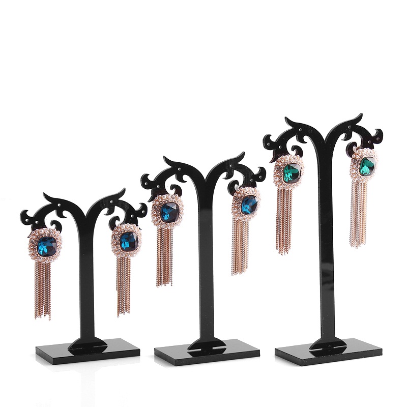 Black Acylic Earring Tree Shaped Display Stand Holder,Fashion Jewelry Display,sold per packet of 1 set=3PCS
Black Acylic Earring Tree Shaped Display Stand Holder,Fashion Jewelry Display,sold per packet of 1 set=3PCS
