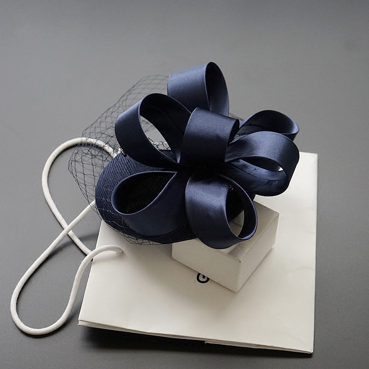 Elegant 2018 Top Quality Birdcage Veils Bridal Wedding Hat with Clip Black Tulle Wedding Party Evening Fascinator Hats Wedding Accessories