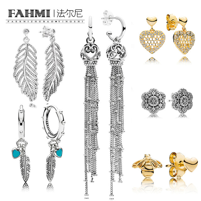 FAMHI 100% 925 Sterling Silver 1:1 Authentic Classic Bow Crown Snowflake Heart Shape Glamour Female Wedding Stud Earring Jewelry
FAMHI 100% 925 Sterling Silver 1:1 Authentic Classic Bow Crown Snowflake Heart Shape Glamour Female Wedding Stud Earring Jewelry