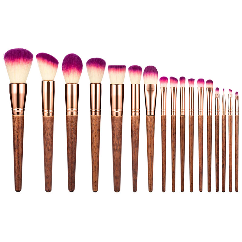 17pcs Professional Makeup Brushes Set Powder Foundation Blusher Brush Lip Eye shadow Eyebrow Make Up Brushes Cosmetics Beauty ToolS Complete