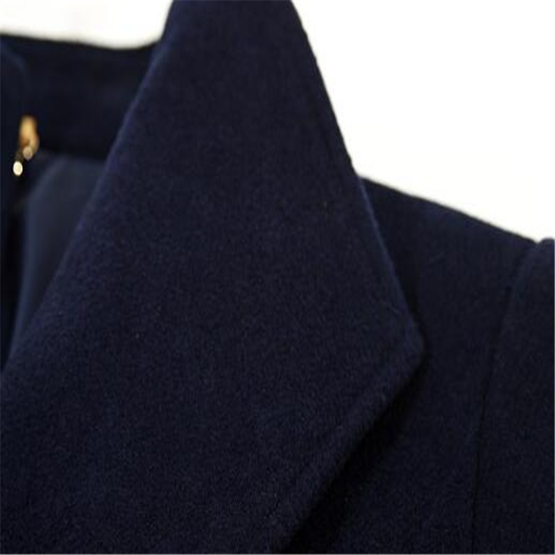 Plus Size 3XL 4XL New Arrival Wool Casual Men Down Collar Winter Jackets