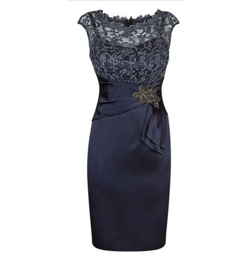 Hot Selling Sleeveless Knee Length Dark Navy Blue Mother of the Bride Dresses with Lace Appliques Mother of the Groom Dresses, Purple
Hot Selling Sleeveless Knee Length Dark Navy Blue Mother of the Bride Dresses with Lace Appliques Mother of the Groom Dresses, Purple