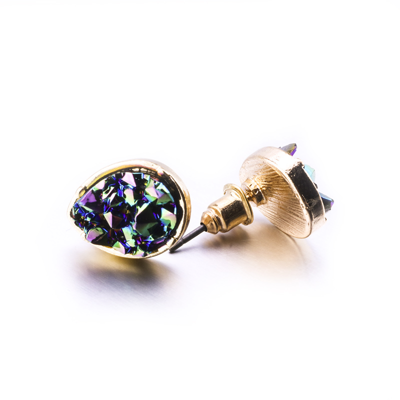 Fashion Drusy Druzy Earrings Gold Plated Popular water drop Faux Natural Stone Stud Earrings for Women Lady Jewelry
Fashion Drusy Druzy Earrings Gold Plated Popular water drop Faux Natural Stone Stud Earrings for Women Lady Jewelry