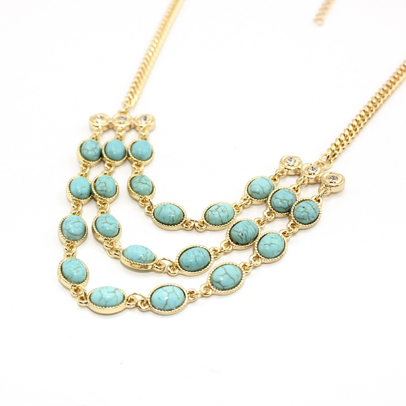 Handmade Natural Turquoise Gypsophila Time Dome Necklace Druzy Necklaces Irregularity Many Turquoise Inlays Pendants Necklace, Silver
Handmade Natural Turquoise Gypsophila Time Dome Necklace Druzy Necklaces Irregularity Many Turquoise Inlays Pendants Necklace, Silver