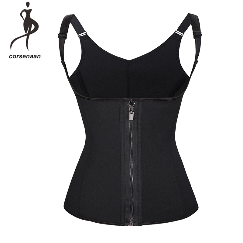 Sauna Vest For Women Neoprene Slimming Vest Sweat Suit Waist Trainer Corset Top Tummy Control With Zip Clips 604#, Black
Sauna Vest For Women Neoprene Slimming Vest Sweat Suit Waist Trainer Corset Top Tummy Control With Zip Clips 604#, Black